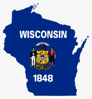 Wisconsin State Flag, HD Png Download, Free Download