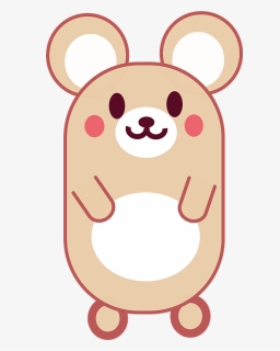 #freetoedit #cute #mouse - Kawaii Chibi Cute Animal Drawings, HD Png