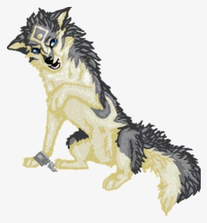 Transparent Anime Wolf Png - Wolf Pixel Art Animated, Png Download, Free Download