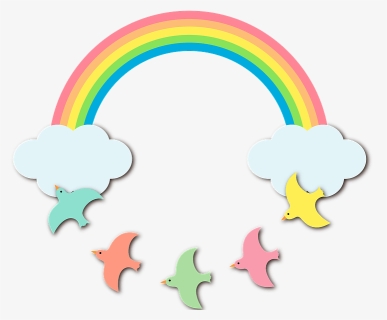 Rainbow Birds Clipart, HD Png Download, Free Download