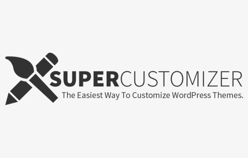 Super Customizer Logo - Black-and-white, HD Png Download, Free Download