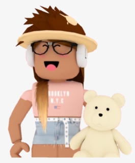 Roblox Girl Png Roblox Character Transparent Background Png Download Kindpng