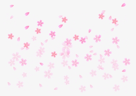 #ftestickers #background #overlay #cherryblossom #petals - Flowers Png Background Pattern, Transparent Png, Free Download