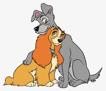 Lady And The Tramp Hug Clipart The Tramp Scamp Trusty - Lady And The Tramp Couples, HD Png Download, Free Download