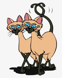 Siamese Cats Lady And The Tramp Clip Art, HD Png Download, Free Download