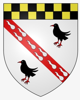 Pleydell Coat Of Arms - Family Crest With Two Birds, HD Png Download, Free Download