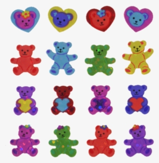 #kidcore #bear #colorful #rainbow #pack #sticker #png - Kidcore Stickers Png Pack, Transparent Png, Free Download
