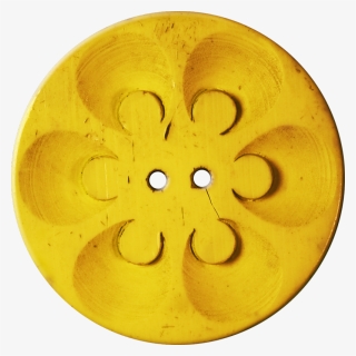 Button With Six Circles Within Circles, Yellow - Circle, HD Png Download, Free Download