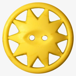 Button With Ten-pointed Star Inscribed In A Circle, - Inscribed Figure, HD Png Download, Free Download