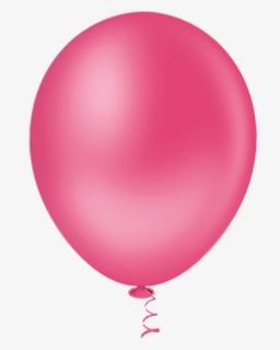 Balão Liso Pink - Bexiga Rosa, HD Png Download, Free Download