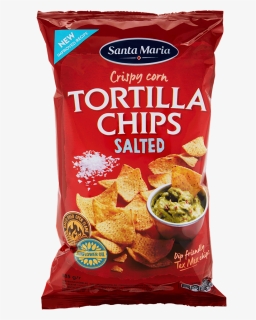 Tortilla Chips Með Salti - Santa Maria Nacho Chips Taco, HD Png Download, Free Download