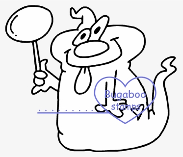 Digi Stamps,goofy Ghost - Illustration, HD Png Download, Free Download