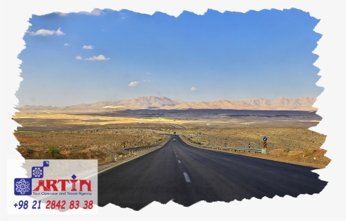 Beauties Of Iran Deserts- Travelartin - Road, HD Png Download, Free Download
