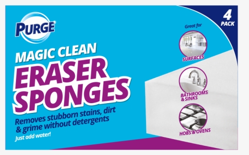 Cleaning Eraser Sponges - Graphic Design, HD Png Download, Free Download