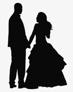Couple Silhouette Holding Hands - Ombre D Un Couple, HD Png Download, Free Download