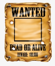 Transparent Certificate Template Png - Wanted Clipart Poster, Png Download, Free Download