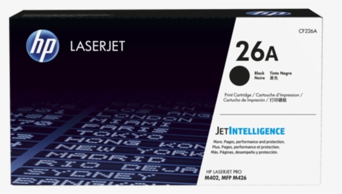 Hp 26a Black Original Laserjet Toner Cartridge - Hp Laserjet Pro M402n Toner, HD Png Download, Free Download