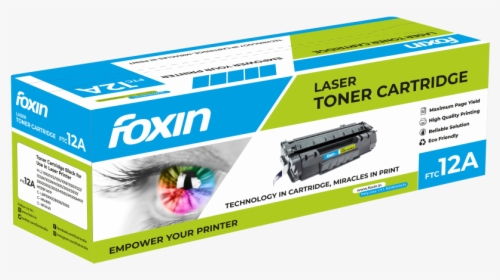 Foxin Ftc 12a Toner Cartridge Compatible For Hp/canon - Foxin Toner Cartridge, HD Png Download, Free Download