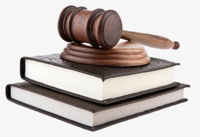Gavel On Books - Law Book Image Png, Transparent Png, Free Download