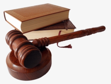 Judges Hammer And Law Books - Law Transparent Png, Png Download, Free Download