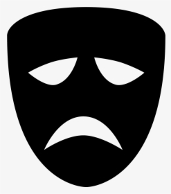 Comedy Mask Png- - Tragedy Icon Png, Transparent Png, Free Download