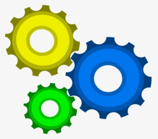 3d Gears Clip Art - Colorful Gears Clipart, HD Png Download, Free Download