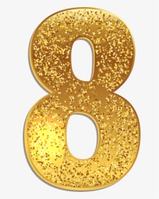 Gold Shine Png - Transparent Background Gold Numbers Png, Png Download, Free Download
