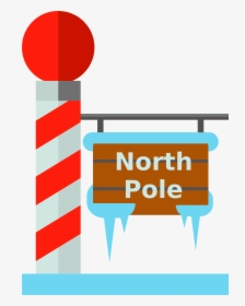 Clip Art Clip Art Signboard Transprent - North Pole Cartoon Png, Transparent Png, Free Download