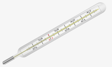 Clinical Thermometer, Fever, Thermometer, Clinic - Thermometer Diagram Without Background, HD Png Download, Free Download