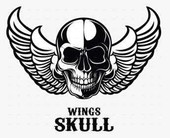 Skull Wing Png - Skull Designs For T Shirts, Transparent Png, Free Download