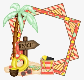 Beach Frames Png, Transparent Png, Free Download
