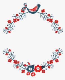 Wreath, Frame, Floral, Flourish, Border, Decorative - Christmas Card For Tenants, HD Png Download, Free Download