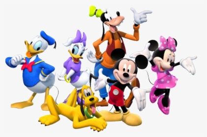 Mickey Mouse Club House Clipart - Transparent Disney Characters Png, Png Download, Free Download