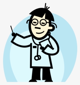 Vector Illustration Of Asian Health Care Professional - Person In Deep Thought, HD Png Download, Free Download