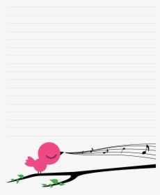 Music Clipart Pink - Notepad Clipart Design, HD Png Download, Free Download