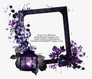 Purple Cluster Frames, HD Png Download, Free Download