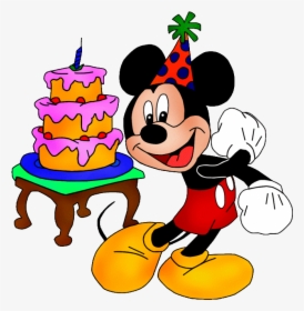 Mickey Mouse Birthday Png Clipart Mickey Mouse Minnie - Mickey Mouse Birthday Png, Transparent Png, Free Download