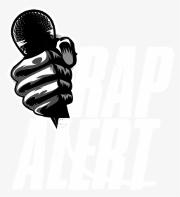 Microphone Clipart Rapper - Mano Con Microfono Png, Transparent Png, Free Download