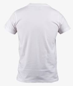 White T-shirt Png - Round Neck T Shirt White Back, Transparent Png, Free Download