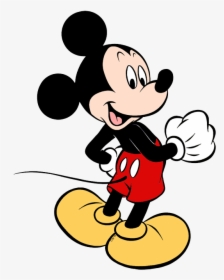 Mickey Mouse Back View - Mickey Mouse From The Back, HD Png Download, Free Download