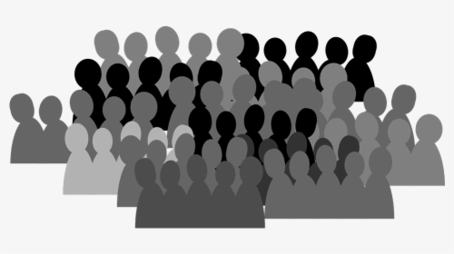 Crowd, Mass, People, Shadows, Silhouettes - Clipart Transparent Background People, HD Png Download, Free Download