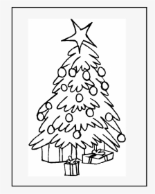 Christmas Tree That You Can Color, HD Png Download, Free Download