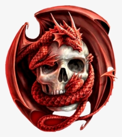 Dragon Skull Png - Skull And Dragon Png, Transparent Png, Free Download