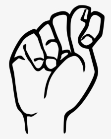 T Sign Language Clip Art, HD Png Download, Free Download