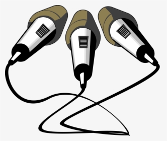 Microphone Vector - Cable Microphone Cartoon Png, Transparent Png, Free Download