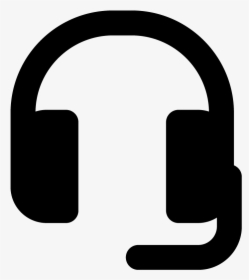 Headphones With Microphone Vector Icon Free Vector - Icon, HD Png Download, Free Download