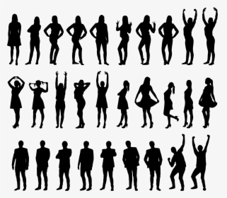 30 People Silhouettes Clip Arts - People Silhouette Png Icon, Transparent Png, Free Download