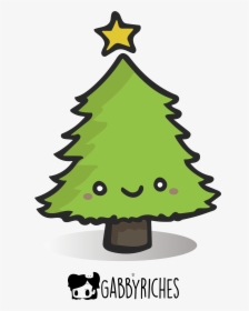 Simple Color Christmas Tree Drawing, HD Png Download, Free Download