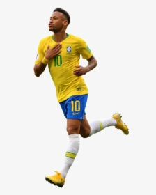 Neymar Football Brazil 2018 Png - Neymar Clipart, Transparent Png, Free Download
