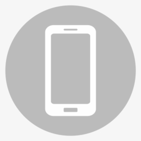 Mobile Phone - Grey Cell Phone Icon, HD Png Download, Free Download